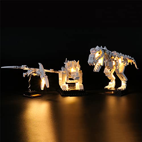 GEAMENT LED Licht-Set Kompatibel mit Lego Dinosaurier (Dinosaur Fossils) - Beleuchtungsset für Ideas 21320 Baumodell (Lego Set Nicht enthalten) von GEAMENT