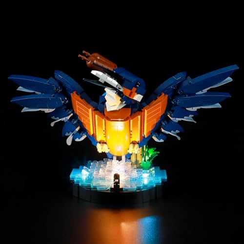 GEAMENT LED Licht-Set Kompatibel mit Lego Eisvogel (Kingfisher Bird) - Beleuchtungsset für Icons 10331 (Modell-Set Nicht enthalten) von GEAMENT