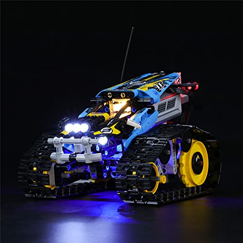 GEAMENT LED Licht-Set Kompatibel mit Lego Ferngesteuerter Stunt-Racer (Remote-Controlled Stunt Racer)- Beleuchtungsset für Technic 42095 (Lego Set Nicht enthalten) von GEAMENT