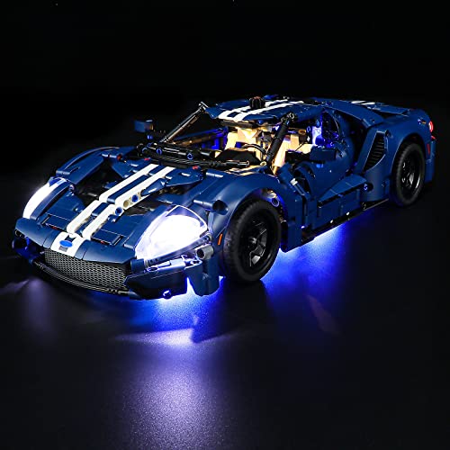 GEAMENT LED Licht-Set Kompatibel mit Lego Ford GT 2022 - Beleuchtungsset für Technic 42154 (Lego Set Nicht enthalten) von GEAMENT