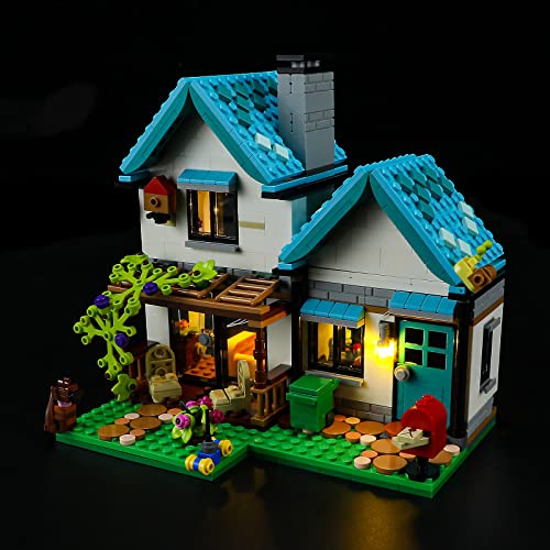 GEAMENT LED Licht-Set Kompatibel mit Lego Gemütliches Haus (Cozy House) - Beleuchtungsset für Creator 3-in-1-Sets 31139 (Lego Set Nicht enthalten) von GEAMENT