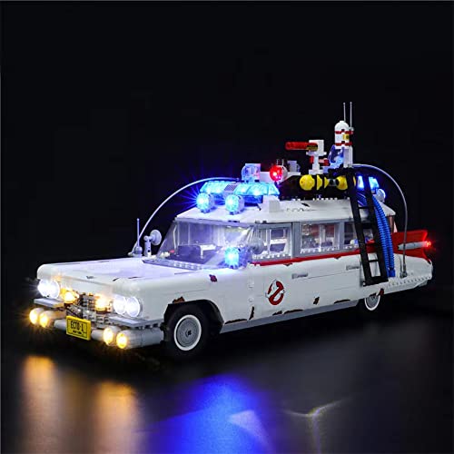 GEAMENT LED Licht-Set Kompatibel mit Lego Ghostbusters Ecto-1 - Beleuchtungsset für Creator 10274 Baumodell (Lego Set Nicht enthalten) von GEAMENT