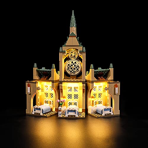GEAMENT LED Licht-Set Kompatibel mit Lego Harry Potter Hogwarts Krankenflügel (Hospital) - Beleuchtungsset für 76398 Baumodell (Lego Set Nicht enthalten) von GEAMENT