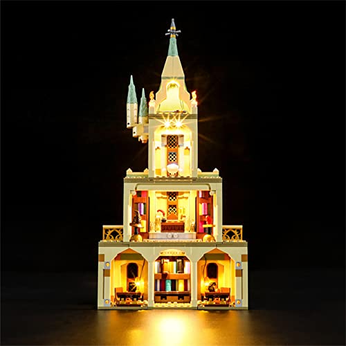 GEAMENT LED Licht-Set Kompatibel mit Lego Harry Potter Hogwarts: Dumbledores Büro (Dumbledore's Office) - Beleuchtungsset für 76402 Baumodell (Lego Set Nicht enthalten) von GEAMENT
