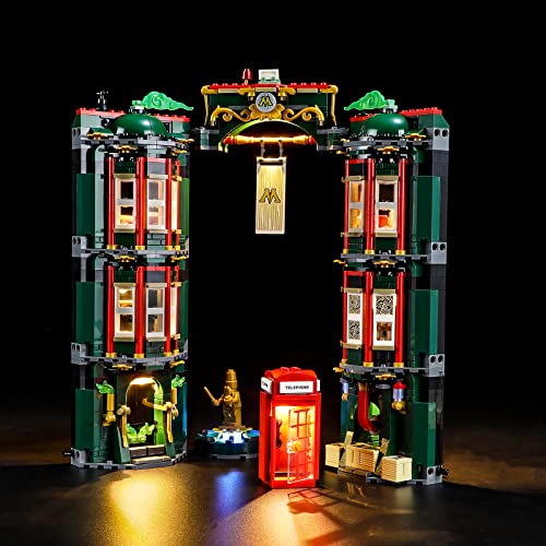GEAMENT LED Licht-Set Kompatibel mit Lego Harry Potter Zaubereiministerium (The Ministry of Magic) - Beleuchtungsset für 76403 Baumodell (Lego Set Nicht enthalten) von GEAMENT