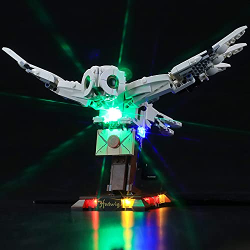 GEAMENT LED Licht-Set Kompatibel mit Lego Hedwig - Beleuchtungsset für Harry Potter 75979 Baumodell (Lego Set Nicht enthalten) von GEAMENT