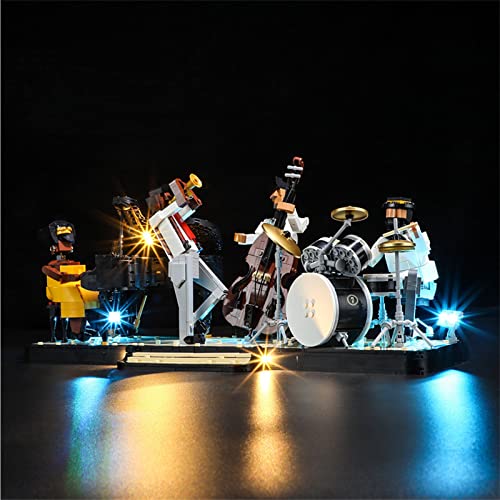 GEAMENT LED Licht-Set Kompatibel mit Lego Jazz Quartet - Beleuchtungsset für Ideas 21334 Baumodell (Lego Set Nicht enthalten) von GEAMENT