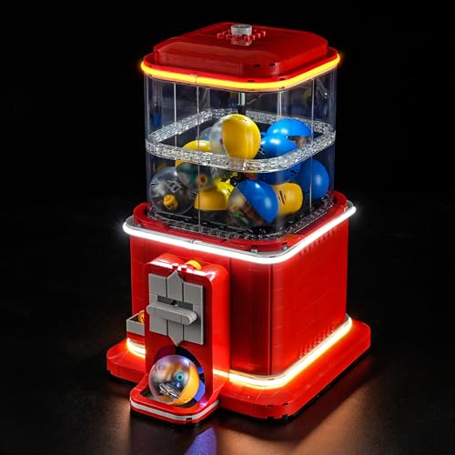 GEAMENT LED Licht-Set Kompatibel mit Lego Kaugummiautomat mit Minifiguren (Minifigure Vending Machine) Ideas 21358 Bausteine Modell (Modellsatz Nicht enthalten) von GEAMENT