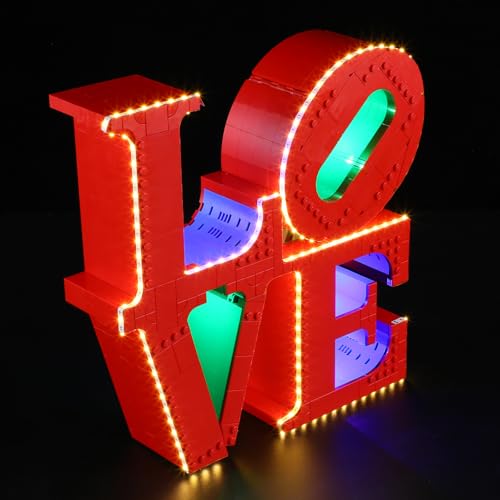 GEAMENT LED Licht-Set Kompatibel mit Lego Love Art 31214 Bausteine Modell (Modellsatz Nicht enthalten) von GEAMENT