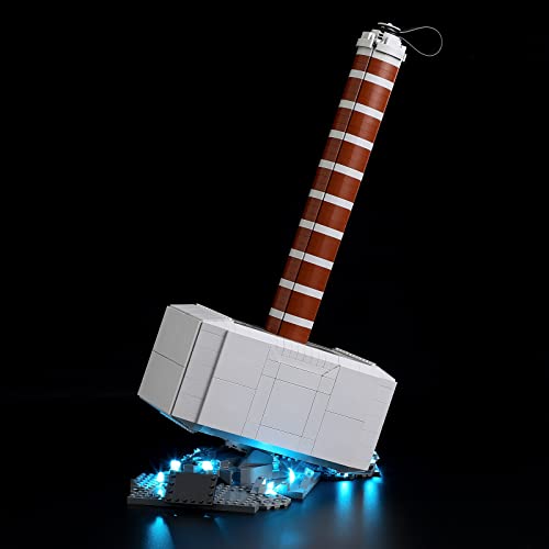 GEAMENT LED Licht-Set Kompatibel mit Lego Thor's Hammer - Beleuchtungsset für 76209 Baumodell (Lego Set Nicht enthalten) von GEAMENT