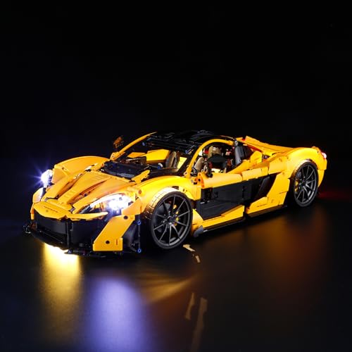 GEAMENT LED Licht-Set Kompatibel mit Lego McLaren P1 Technic 42172 Bausteine Modell (Modellsatz Nicht enthalten) von GEAMENT