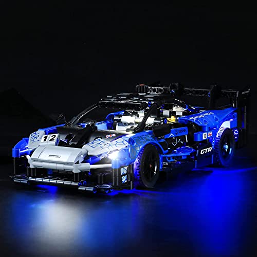 GEAMENT LED Licht-Set Kompatibel mit Lego Mclaren Senna GTR - Beleuchtungsset für Technic 42123 (Lego Set Nicht enthalten) von GEAMENT