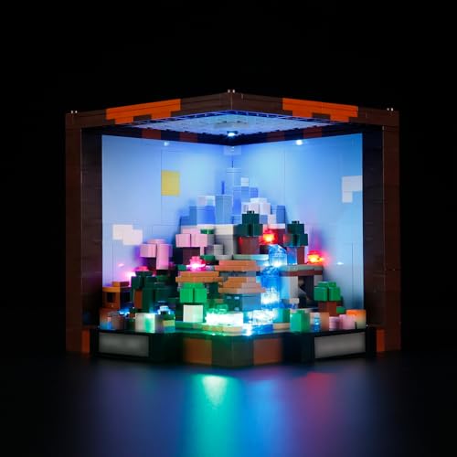 GEAMENT LED Licht-Set Kompatibel mit Lego Minecraft Die Werkbank (The Crafting Table) 21265 Bausteine Modell (Modellsatz Nicht enthalten) von GEAMENT