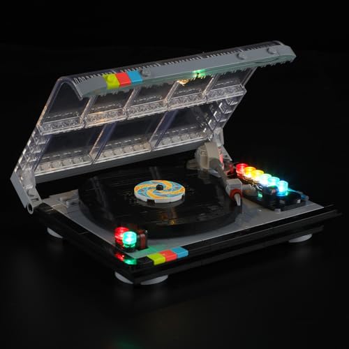GEAMENT LED Licht-Set Kompatibel mit Lego Retro-Plattenspieler (Retro Record Player) 40699 Bausteine Modell (Modellsatz Nicht enthalten) von GEAMENT