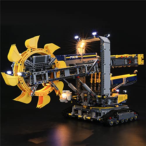 GEAMENT LED Licht-Set Kompatibel mit Lego Schaufelradbagger (Bucket Wheel Excavator) - Beleuchtungsset für Technic 42055 Baumodell (Lego Set Nicht enthalten) von GEAMENT