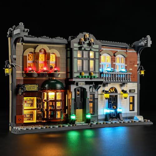 GEAMENT LED Licht-Set Kompatibel mit Lego Sherlock Holmes: Bücherstütze (Book Nook) Icons 10351 Bausteine Modell (Modellsatz Nicht enthalten) von GEAMENT