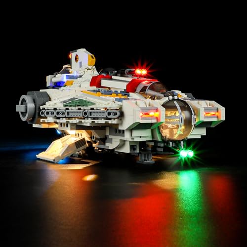 GEAMENT LED Licht-Set Kompatibel mit Lego Star Wars Ghost & Phantom II 75357 (Modellsatz Nicht enthalten) von GEAMENT