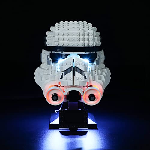 GEAMENT LED Licht-Set Kompatibel mit Lego Stormtrooper Helmet - Beleuchtungsset für Star Wars 75276 Baumodell (Lego Set Nicht enthalten) von GEAMENT