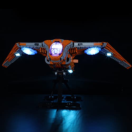 GEAMENT LED Licht-Set Kompatibel mit Lego Super Heroes Das Schiff (The Guardians’Ship) - Beleuchtungsset für 76193 Baumodell (Lego Set Nicht enthalten) von GEAMENT