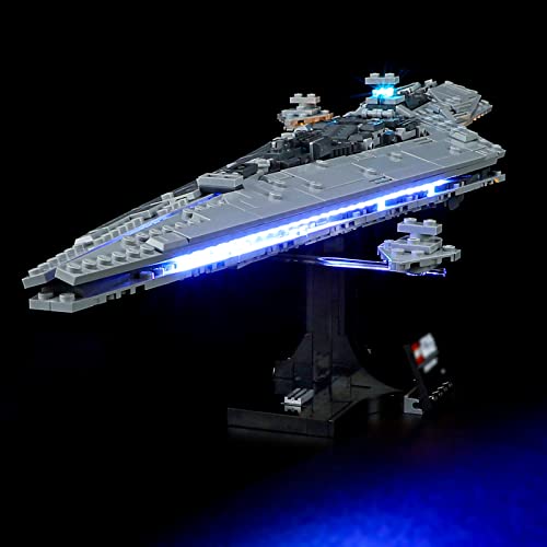 GEAMENT LED Licht-Set Kompatibel mit Lego Supersternzerstörer Executor (Executor Super Star Destroyer) - Beleuchtungsset für Star Wars 75356 (Lego Set Nicht enthalten) von GEAMENT
