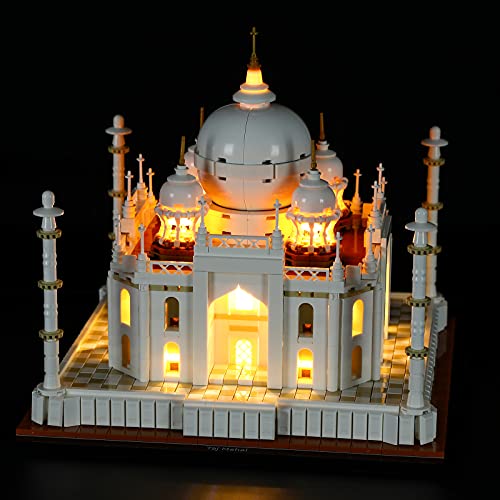 GEAMENT LED Licht-Set Kompatibel mit Lego Taj Mahal - Beleuchtungsset für Architecture 21056 Baumodell (Lego Set Nicht enthalten) von GEAMENT