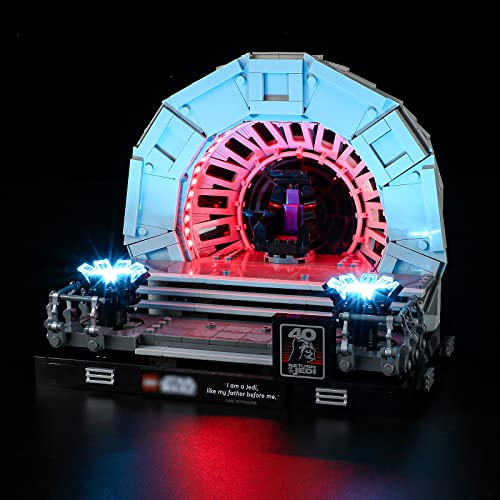 GEAMENT LED Licht-Set Kompatibel mit Lego Thronsaal des Imperators – Diorama (Emperor's Throne Room Diorama) - Beleuchtungsset für Star Wars 75352 (Lego Set Nicht enthalten) von GEAMENT