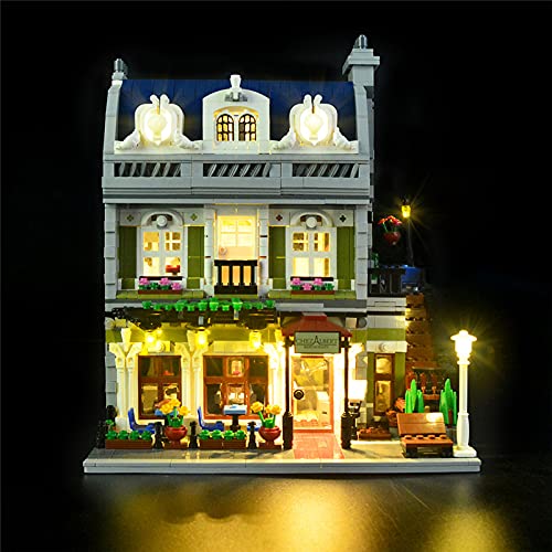 GEAMENT LED-Licht-Set für Creator Expert Pariser Restaurant (Parisian Restaurant) – Kompatibel mit Lego 10243 Bausteine Modell (Lego Set Nicht enthalten) von GEAMENT