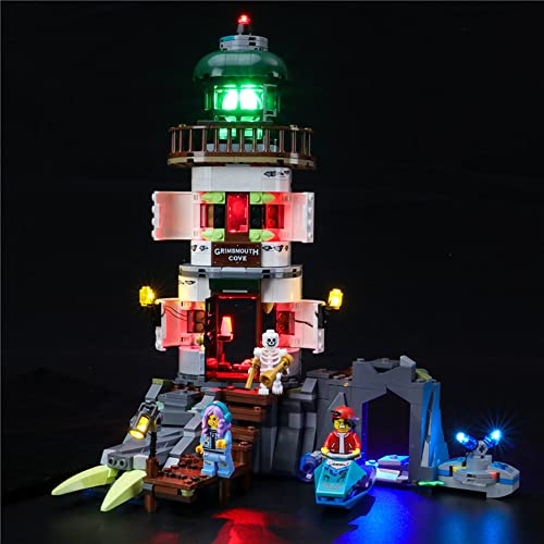 GEAMENT Licht-Set Kompatibel mit Lego Der Leuchtturm der Dunkelheit (The Lighthouse of Darkness) - Beleuchtungsset für Hidden Side 70431 (Lego Set Nicht enthalten) von GEAMENT