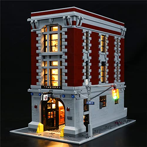 GEAMENT Licht-Set Kompatibel mit Lego Ghostbusters Feuerwehr-Hauptquartier (Firehouse Headquarters) - Beleuchtungsset für 75827 (Lego Set Nicht enthalten) von GEAMENT