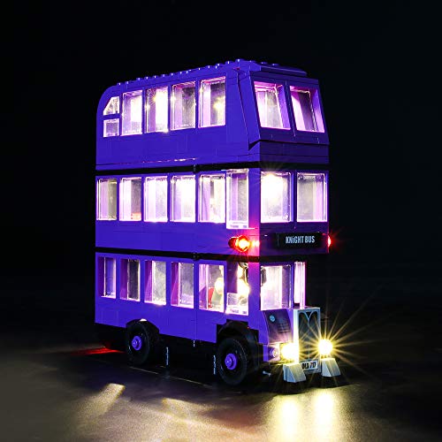 GEAMENT Licht-Set Kompatibel mit Lego Harry Potter Der Fahrende Ritter Spielzeug, Dreifachdeckerbus (The Knight Bus) - Beleuchtungsset für 75957 (Lego Set Nicht enthalten) von GEAMENT