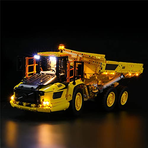 GEAMENT Licht-Set Kompatibel mit Lego Knickgelenkter Volvo-Dumper (6x6) (Articulated Hauler) - Beleuchtungsset für 42114 (Lego Set Nicht enthalten) von GEAMENT