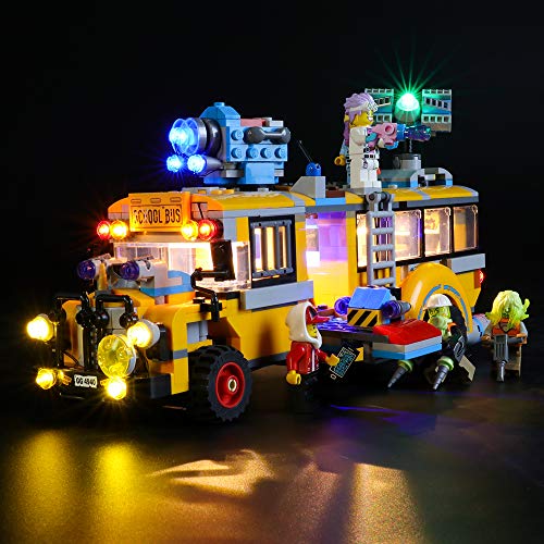 GEAMENT Licht-Set Kompatibel mit Lego Paranormaler Abfang-Bus 3000 (Paranormal Intercept Bus 3000) - Beleuchtungsset für Hidden Side 70423 (Modell-Set Nicht enthalten) von GEAMENT
