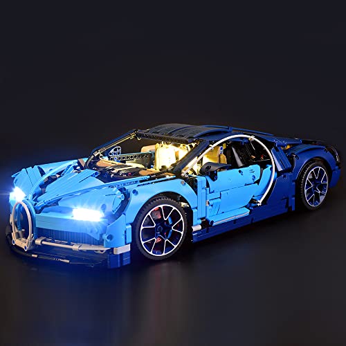 GEAMENT Verbesserte Version LED-Licht-Set für Technic Bugatti Chiron – kompatibel mit 42083 Lego Race Car Building Model (Lego Set Nicht enthalten) von GEAMENT