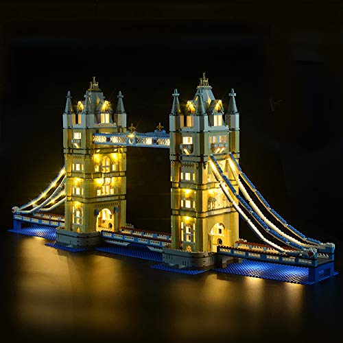 GEAMENT Verbesserte Version Licht-Set für London Tower Bridge – kompatibel mit Lego Creator 10214 Baustein-Modell (Lego Set Nicht im Lieferumfang enthalten) (mit Anleitung) von GEAMENT