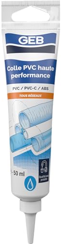 GEB Hochleistungskleber Tube 50 ml vielseitig einsetzbar zur Montage von PVC-Rohrleitungen - für Sanitär-Kaltwasserdruck und Abwassersystem GEB Hochleistungskleber Tube 50 ml vielseitig einsetzbar zur Montage von PVC-Rohrleitungen - für Sanitär-Kaltwasserdruck und Abwassersystem von GEB