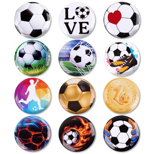 12 Stück Mini Button 25 mm Fußball Buttons Set Kinder Geburtstag Fussball Mitgebsel Geschenke Für Jungen und Mädchen Kindergeburtstag Party Geburtstagsmitbringsel Geburtstagsdeko 12 Stück Mini Button 25 mm Fußball Buttons Set Kinder Geburtstag Fussball Mitgebsel Geschenke Für Jungen und Mädchen Kindergeburtstag Party Geburtstagsmitbringsel Geburtstagsdeko von GEBETTER
