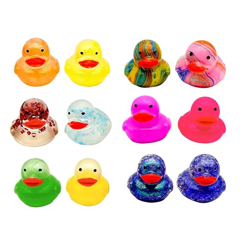 Raymond Geddes Gummy Ducky Collectible Squishy Toys - 12 Stück - Entzückendes und lustiges Spielzeug für Kinder Raymond Geddes Gummy Ducky Collectible Squishy Toys - 12 Stück - Entzückendes und lustiges Spielzeug für Kinder von GEDDES