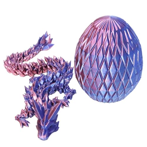 Anti-Stress-Spielzeug in Form eines Dracheneis, unruhige in einem Ei, realistisches bedrucktes Spielzeug, niedliches Mehrzweck-Tierspielzeug, tragbares Drachenspielzeug für Schreibtisch von GEDOX