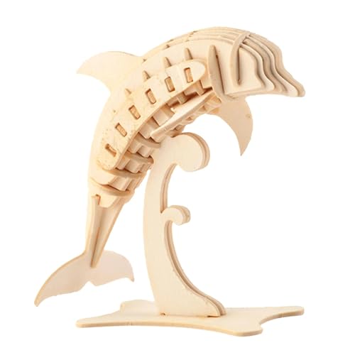 Cartoonpuzzle – Delphin-Spielzeug, Papierbau-Spielzeug, kreatives Delfin-Puzzle, Delfin-Skulptur-Puzzle | V Dolphin Modell Building Puzzle von GEDOX