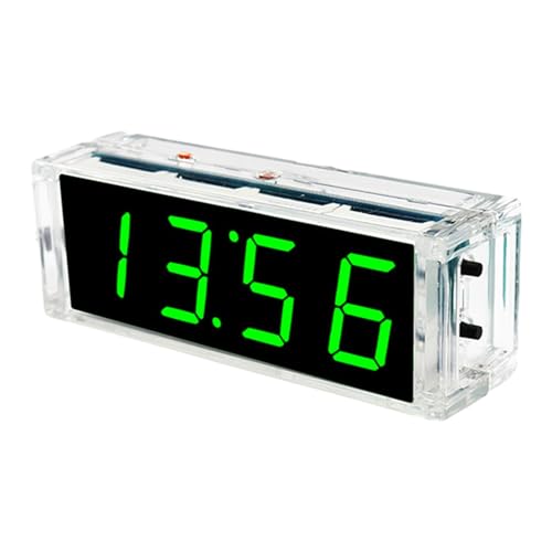 Elektronische Uhr-Kits, Digitaluhr-Mechanismus, 1 Zoll digitale Röhre, elektronische Uhr, Löt-Übungs-Lern-Kits für Zuhause, Digitaluhr-Kit Ersatzteile von GEDOX