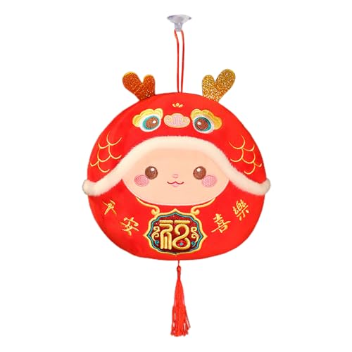 GEDOX 2024 Jahr des Tierkreises, Plüschpuppe mit chinesischem Tierkreiszeichen, chinesischer Tierkreisdrache, Plüschpuppe von GEDOX