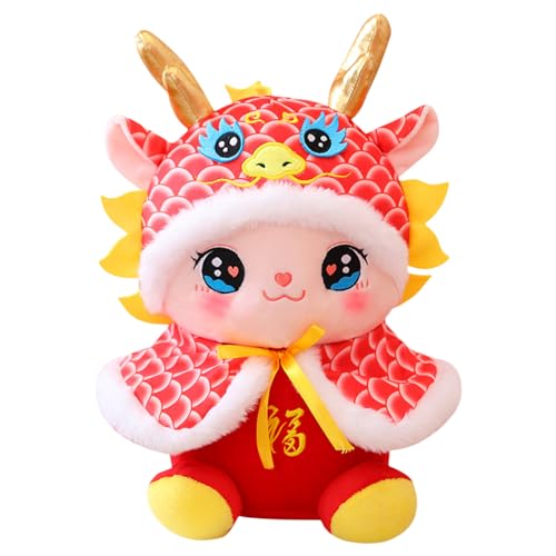GEDOX Chinesischer Drachen-Anhänger, chinesischer weicher Drache gefüllt, Drachen-Ornament Gott des Drachen, Plüsch-Drachenanhänger, Glücklicher Drache Figur für Armaturenbrett, Drachen-Ornament GEDOX Chinesischer Drachen-Anhänger, chinesischer weicher Drache gefüllt, Drachen-Ornament Gott des Drachen, Plüsch-Drachenanhänger, Glücklicher Drache Figur für Armaturenbrett, Drachen-Ornament von GEDOX