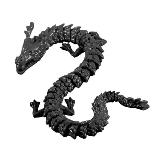 GEDOX Drache bedruckt auf Drache - Flexibles Drachenspielzeug | Drache bedruckt auf | bewegliches -Set | Drachenfiguren | Zappelspielzeug | Heimdekoration von GEDOX