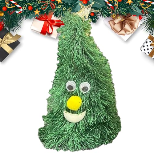 GEDOX Elektrische Weihnachtsmütze für Kinder, auffälliges Tanz-Weihnachtsspielzeug, 15,2 cm, weiche Weihnachtsdekorationen, lustiges Weihnachtsbaumspielzeug für Party, Urlaub, Geschenk von GEDOX