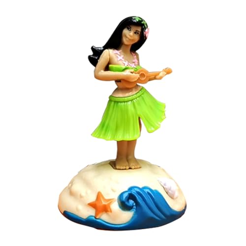 GEDOX Hawaii-Puppen-Ornamente, Armaturenbrett-Figur mit Hawaii-Mädchen, Mädchen-Figur mit Ornament, Tischschmuck mit Automobil-Finish für Schreibtisch, Hawaii GEDOX Hawaii-Puppen-Ornamente, Armaturenbrett-Figur mit Hawaii-Mädchen, Mädchen-Figur mit Ornament, Tischschmuck mit Automobil-Finish für Schreibtisch, Hawaii von GEDOX
