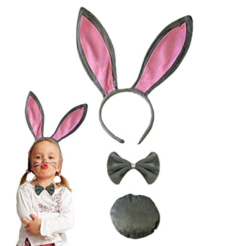 GEDOX -Kostüm, Stirnband mit Ohren – -Plüsch-Kostüm-Set | niedliche Mützen mit Ohren für Osterpartygeschenke, Zubehör für von GEDOX