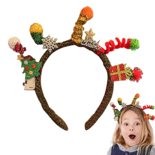 GEDOX Weihnachts-Kopfschmuck mit Licht, beleuchtete Weihnachts-Stirnbänder | Eleganter Fascinator für Party Twist | Attraktive beleuchtete Stirnbänder für Partys, niedliches Weihnachtskostüm für GEDOX Weihnachts-Kopfschmuck mit Licht, beleuchtete Weihnachts-Stirnbänder | Eleganter Fascinator für Party Twist | Attraktive beleuchtete Stirnbänder für Partys, niedliches Weihnachtskostüm für von GEDOX