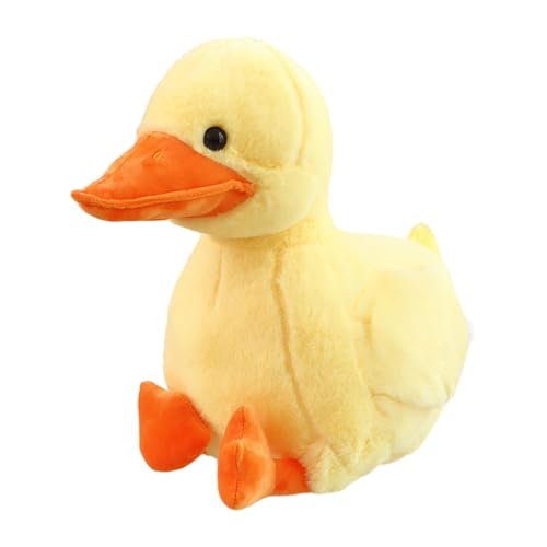 Gelbe Ente Plüschtier, niedliche Plüschtiere für Kinder, Lernspielzeug, gefüllt mit Weihnachtsstrümpfen, Schreibtischbegleiter, Plüschtiere, Weihnachtsgeschenke von GEDOX