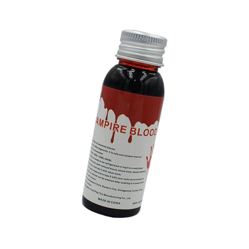 Halloween Kunstblut - realistisches Bühnenblut für Kostüm- und Cosplay-Make-up | Kunstblut 30/60 ml für Kleidung | Bühnenblut für Kostüme von Monstern Vampir von GEDOX