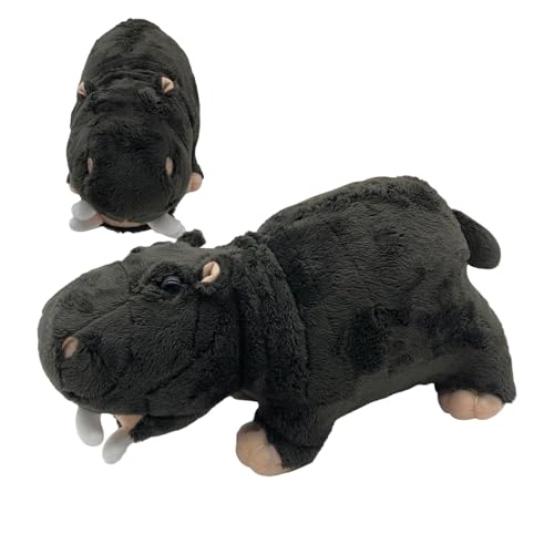 Nilpferd-Plüschtier, Nilpferd-Plüschtier, niedliches Nilpferd-Plüschtier, Partydekoration, 24 cm, Zoo-Familien-Plüschspielzeug, Heimdekoration Paar Nilpferd-Plüschtier, Nilpferd-Plüschtier, niedliches Nilpferd-Plüschtier, Partydekoration, 24 cm, Zoo-Familien-Plüschspielzeug, Heimdekoration Paar von GEDOX